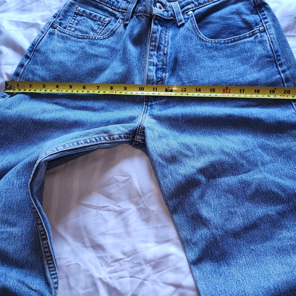 Vtg Levi's SilverTab Women's Jeans JR.  Loose Fit Denim Blue Size 9×33in Is Used - Picture 13 of 16